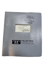Vintage 1973 Teletype Corporation Model 32/33 ASR KSR RO Parts Manual 1184B picture