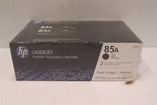 Pack of 2 Genuine HP 85A Black Laser Print Toner Cartridges CE285A ~ SEALED picture