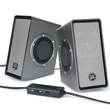 GOgroove SonaVERSE O2 USB Powered Computer Speakers with Dual Passive Woofers picture