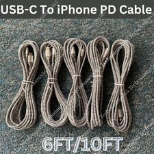 PD USB-C Type C Cord Fast Charger Cable USB C For iPhone 14 13 12 11 Pro Max XR picture