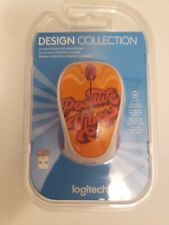 Logitech M317C Collection Wireless Battery-Operated Orange Mouse, Positive Vibes picture