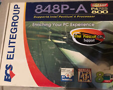 VINTAGE ECS ELITE GROUP 848P-A INTEL 848P -A P4 FSB 800 MAINBOARD NEW Sealed picture
