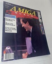 Vintage 1987 AmigaWorld Video Computer MAGAZINE David Letterman Cover Commodore picture