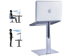 DJ Laptop Stand Adjustable Height, Laptop Raised Stand for for Desk, Standing... picture