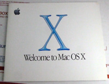 Apple Welcome to Mac OS X User's Guide Owner's Manual Book Booklet Operating picture