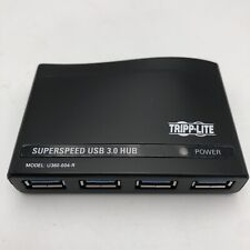 Tripp Lite 4-Port Portable Slim USB Hub USB 3.0 Superspeed U360-004-R READ picture