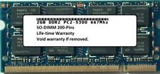 New 2GB Module Laptop Memory Ram PC2-5300 SODIMM for Acer Aspire 5517 picture