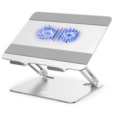 Laptop Stand Adjustable with USB Cooling Fan Ergonomic Computer Riser f Desk picture