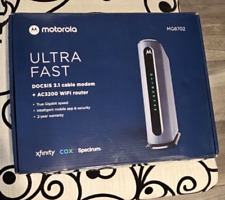 Motorola Ultra-fast DOCSIS 3.1 Cable Modem AC3200 Dual Band Router MG8702 picture