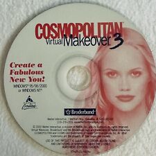 Cosmopolitan Virtual Makeover 3 PC CD-ROM 2000 Broderbund Mattel Windows 95/98 picture