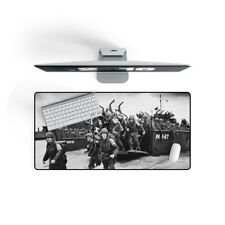 WWII D-Day Invasion Landing - Large Desk Mat Mouse Pad picture