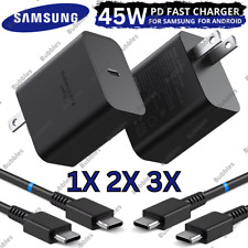 For Samsung Galaxy S23 45W PD Type C Super Fast Wall Charger/USB-C Adapter Cable picture