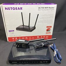 NETGEAR - R6050 AC750 Dual-Band Wi-Fi Router - Black picture