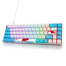 Owpkeenthy Wired 65% Mechanical Gaming Keyboard with Blue Switch 60% Ultra Co... picture