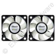 2 x Pack of Gelid Solutions Silent 5 50mm Case Fans 4000 RPM, 12.9 CFM, 23 dBA picture