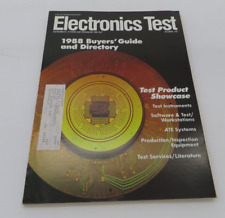 1987 Vintage Computer Magazine Electronics Test 1988 Buyers Guide & Directory picture