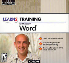 Learn how to use Microsoft Word Beginner/Advanced Training Tutorial CD picture