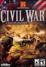 History Channel Civil War: A Nation Divided PC CD Confederate Union battle game picture