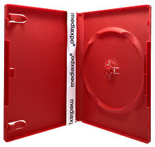 STANDARD Solid Red Color Single DVD Cases Lot picture