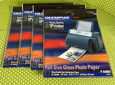 4 Olympus Photo Quality P-400 Dye Sublimation Paper 25 Sheets A4 Size P-A4NW NEW picture