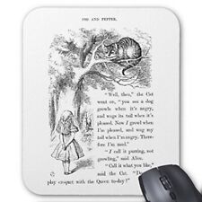 A squirrel in wonderland cheshire cat and squirrel mouse pad 2 vertical position picture