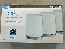 Netgear Orbi AX4200 Tri-Band WiFi 6 Mesh System (Router + 2 Satellite)-Excellent picture
