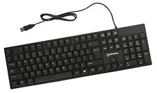 Wired Computer Keyboard – Basic Black Keyboard - with 4.5ft USB-A Cable 104-k... picture