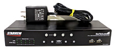 STARVIEW SV431USBAN VGA KVM USB LAN Audio 4 Port Switch HUB Startech picture