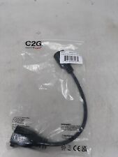 C2G Cables to Go C2G 1' IEC320C14/NEMA 5-15R Male/Female Monitor Power Adapter picture