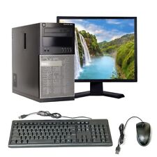 Dell OptiPlex Windows 10 Desktop Computer 8GB RAM 250GB HD 19in LCD Wi-Fi DVD/RW picture