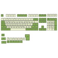 Matcha Green Keycaps Dye-Sublimation XDA Thick PBT For MX-Switchs 125Key picture