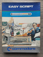 VINTAGE 1984 COMMODORE 64 EASY SCRIPT WORD PROCESSING SOFTWARE picture