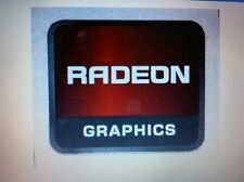 Radeon Graphics Sticker 13.5 x 16mm Version AMD ATI Badge LOT 0F 3 USA Seller picture