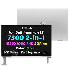 13.3in FHD for Dell Inspiron 13 7300 2n1 P124G P125G LCD Screen Assembly(Silver) picture