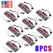 8PCS 60cm VER009S PCI-E Riser Card PCIe 1x to 16x USB 3.0 Data Cable Bitcoin picture
