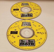School House Rock 1st-4th Grade Math Essentials, CD-ROM, 2 Disc Set, Discs Only picture