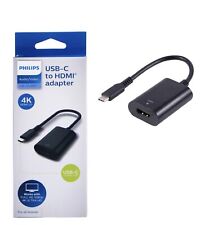 New Philips Audio Video USB-C to 4K HDMI 2.0 Adapter Connector SWU7114A/27 picture