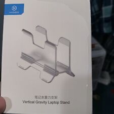 Vertical Laptop Stand for Desk Gravity Auto Lock Vertical MacBook Stand Alumi... picture