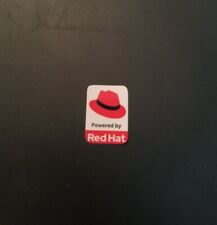 6x Red Hat Linux Computer Sticker Decals Desktop Laptop Server Badge Decal Vinyl picture