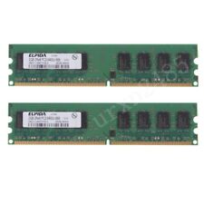 Elpida 4GB 2x 2GB PC2-6400U DDR2-800 240P DIMM Intel Desktop Upgrade Memory RAM picture