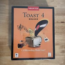 Adaptec Toast 4 Deluxe Software for Mac Big Box CD Recording NEW SEALED picture