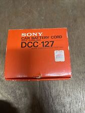 Sony DCC-127 Vehicle Automobile Adapter Car Battery Cord With Stabilizer picture