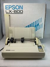 Epson LX-800 P70RA Top-Loading Continuous Dot Matrix Printer Vintage Working picture