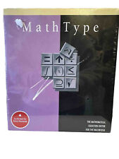 MathType Mathematical Equation Editor For Apple Macintosh Brand New 1995 picture