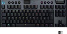 Logitech G915 TKL Lightspeed Wireless RGB Mechanical Gaming Keyboard - Black picture
