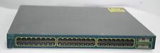 CISCO CATALYST 3550 48-PORT 10/100 NETWORK SWITCH+2X GBIC SLOT WS-C3550-48-SMI picture