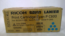 Genuine Ricoh P C600 Cyan Toner Cartridge ***UGLY BOX*** New Cartridge 408311 picture