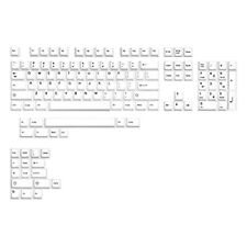 DROP Robo Cherry Profile PBT Dyesub Keycaps, Black On White, Base Kit picture