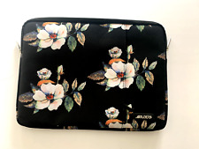 Mosiso Black Floral Laptop Sleeve Pouch Case Carry Bag 11