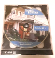 HOME DESIGNER Software Better Homes and Gardens Chief Architect Tutorial 2 CD's picture